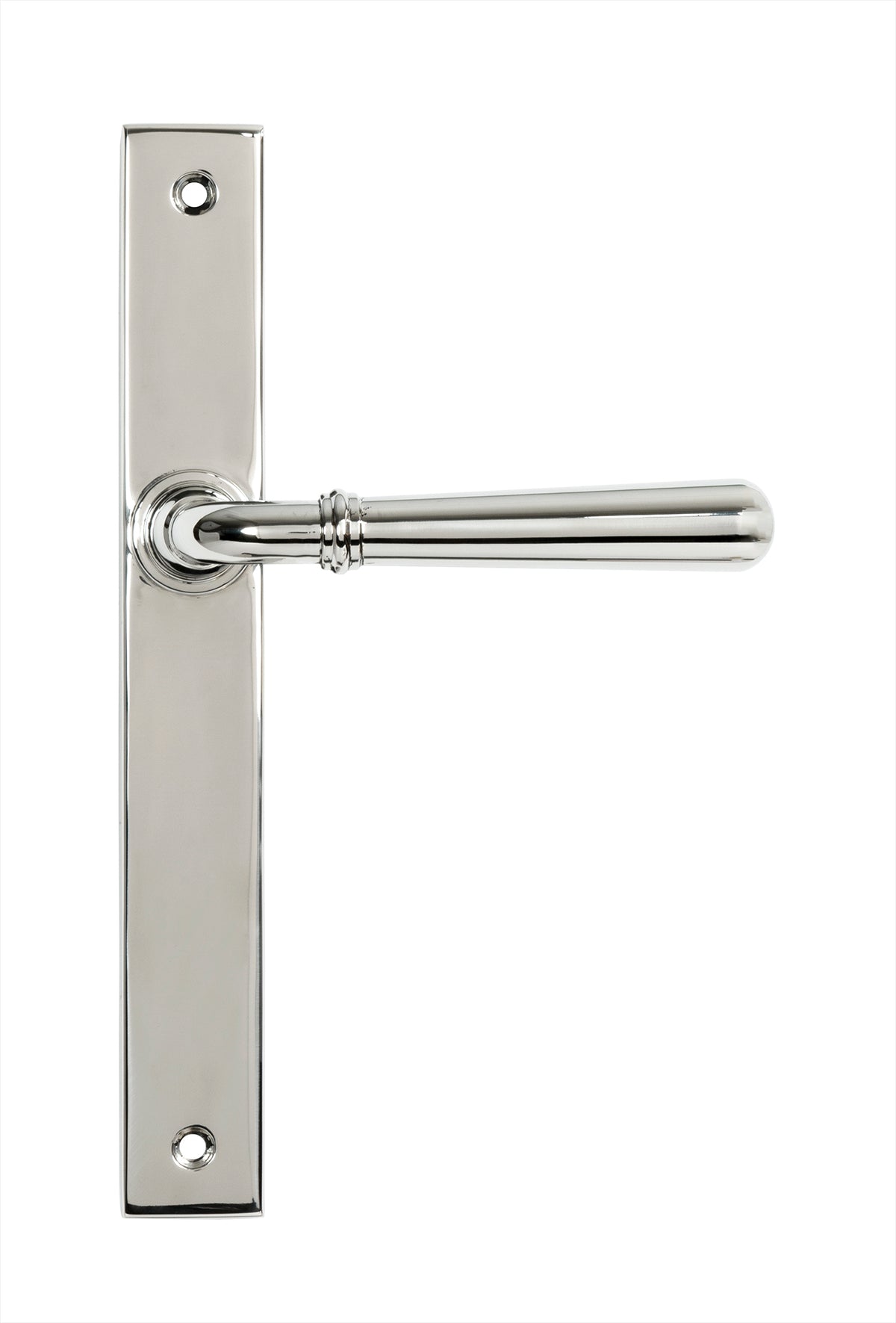 From The Anvil's Polished Marine SS (316) Newbury Slimline Lever Espag. Latch Set