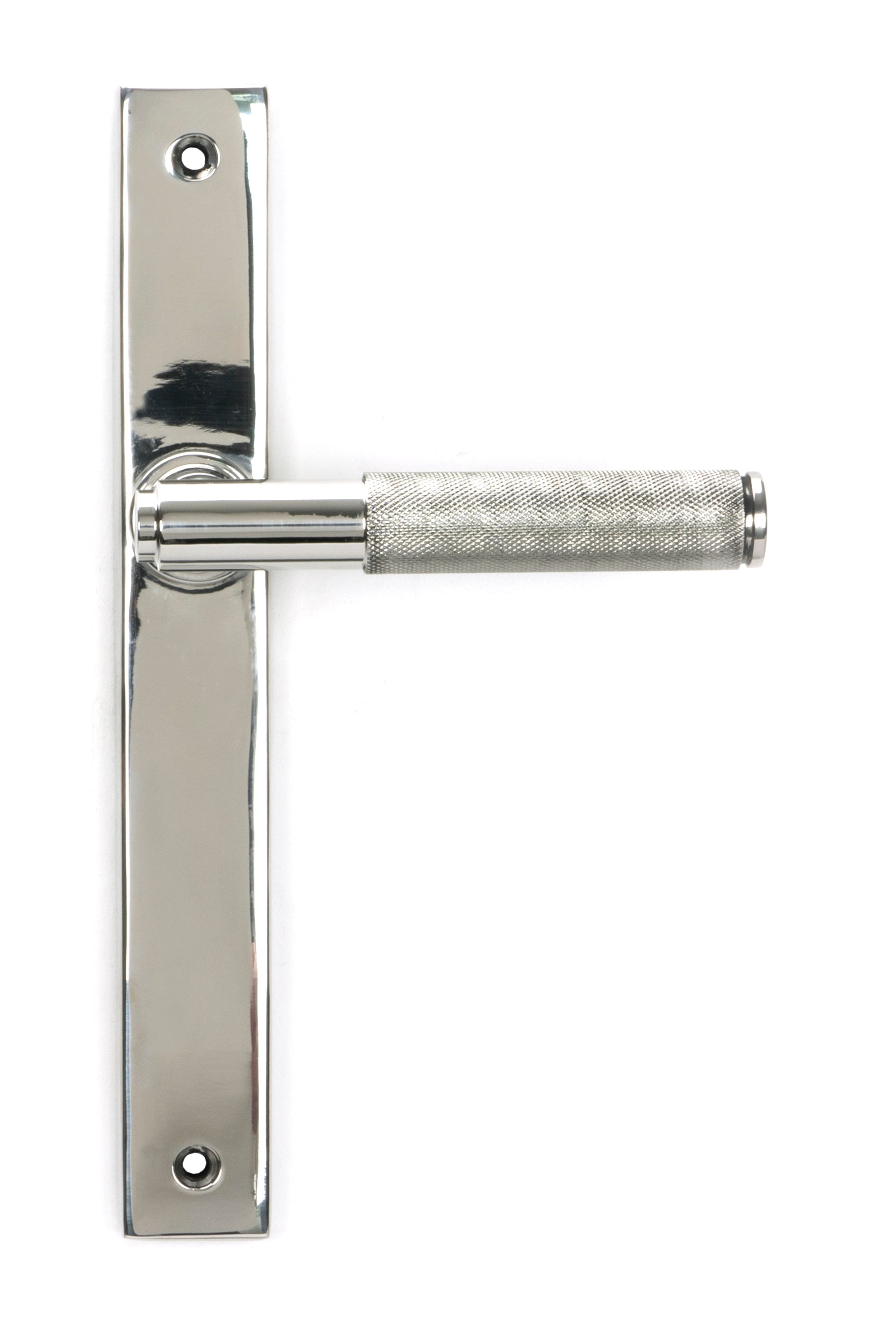 From The Anvil's Polished Marine SS (316) Brompton Slimline Lever Espag. Latch Set