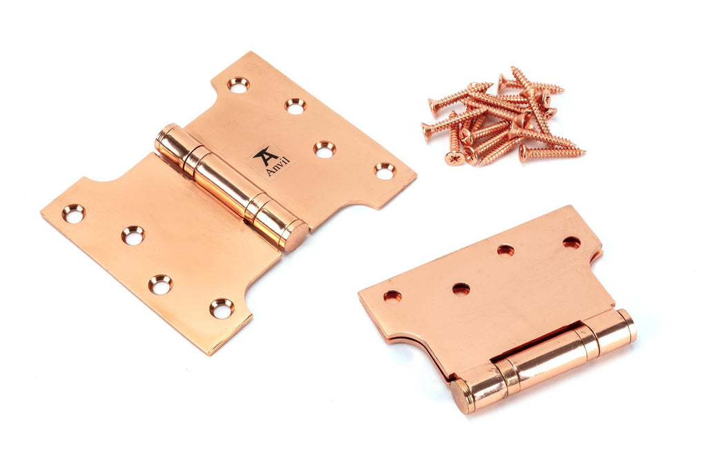 White background image of From The Anvil's Polished Bronze Parliament Hinges SS (pair) | From The Anvil