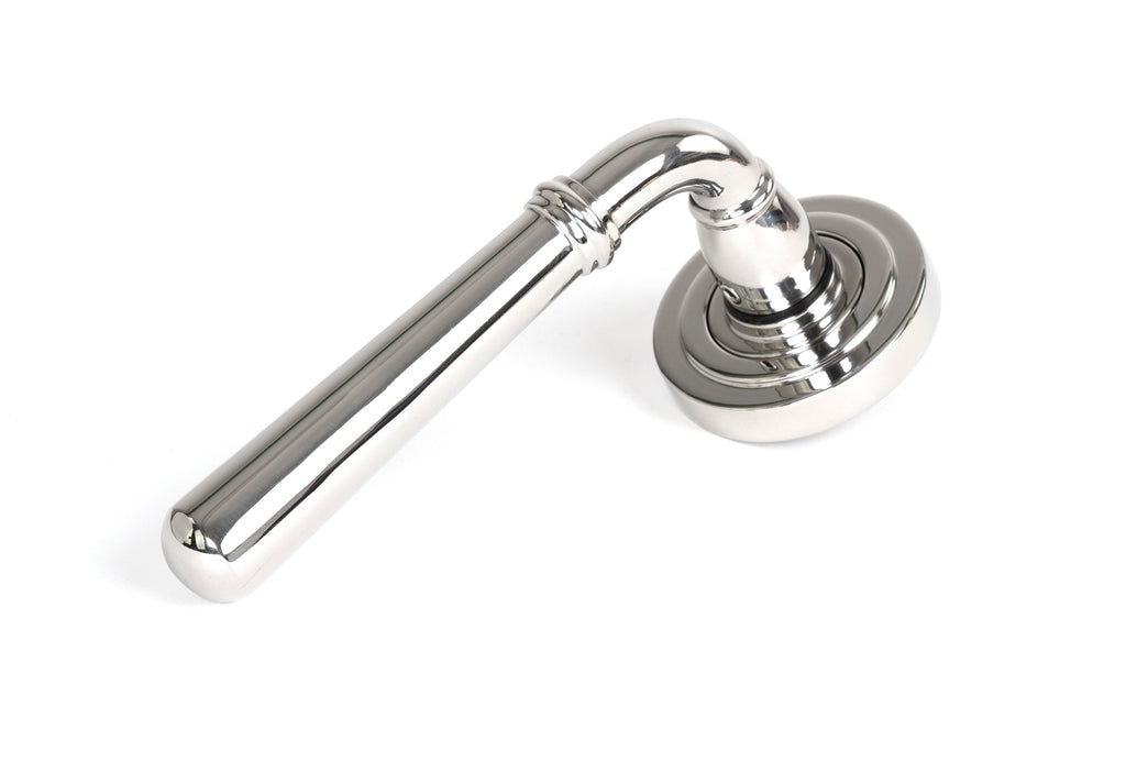 White background image of From The Anvil's Polished Marine Stainless Steel Newbury Lever on Rose Set (Unsprung) | From The Anvil