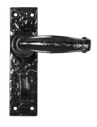 From The Anvil's Black Classic Lever Bathroom Set