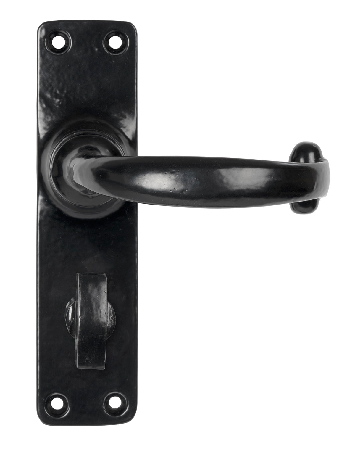 From The Anvil's Black Classic Lever Bathroom Set