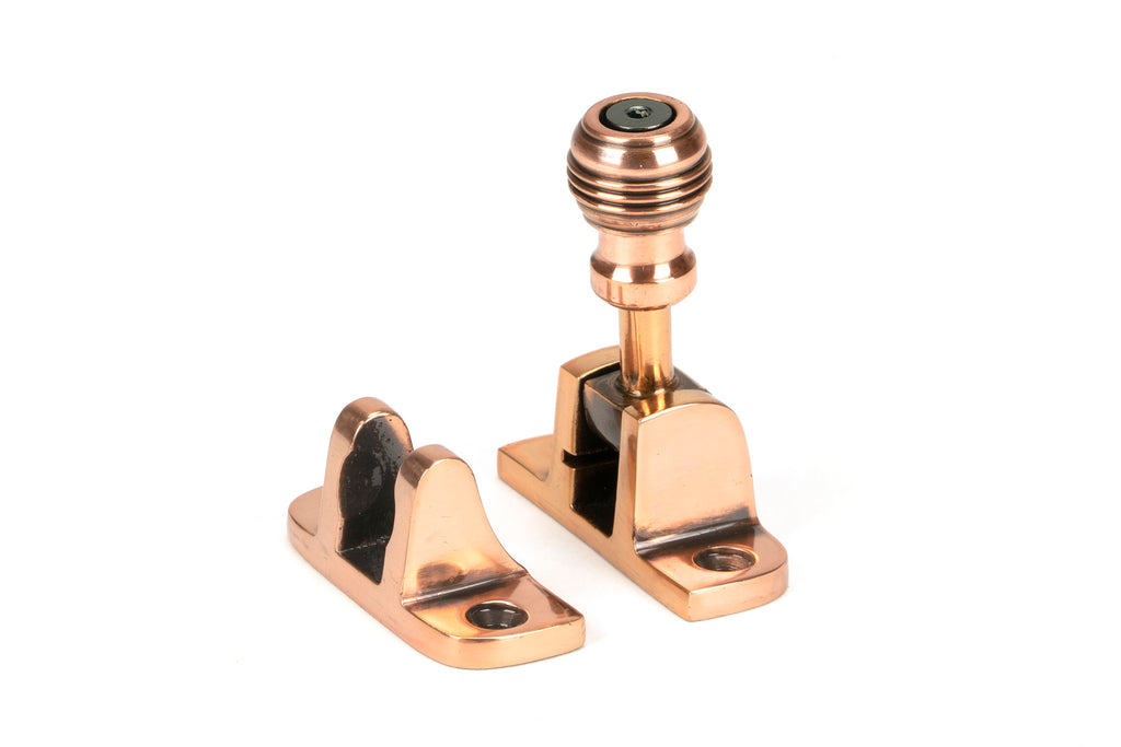 White background image of From The Anvil's Polished Bronze Prestbury Brighton Fastener | From The Anvil