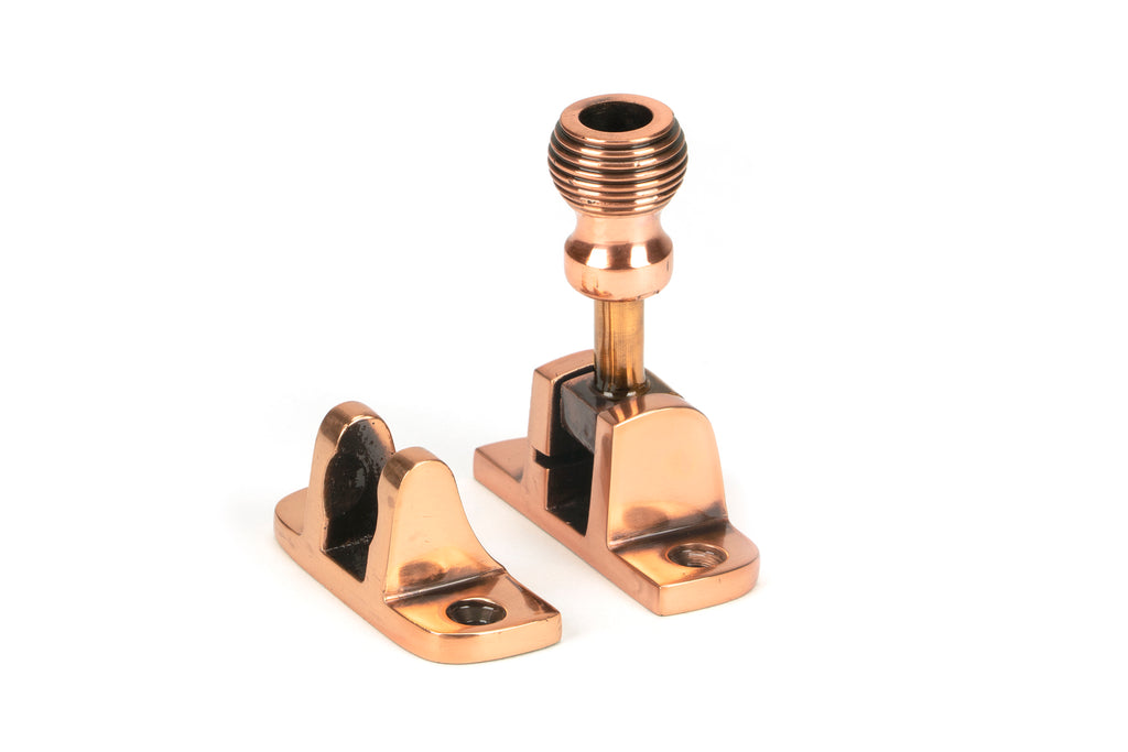 White background image of From The Anvil's Polished Bronze Beehive Brighton Fastener | From The Anvil