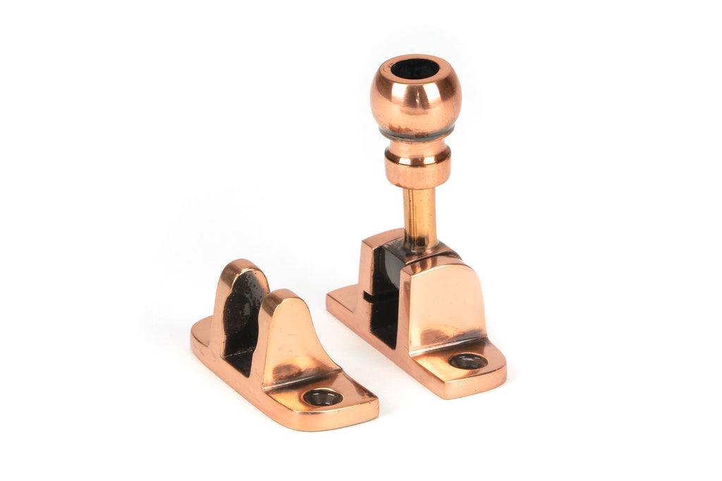 White background image of From The Anvil's Polished Bronze Mushroom Brighton Fastener | From The Anvil