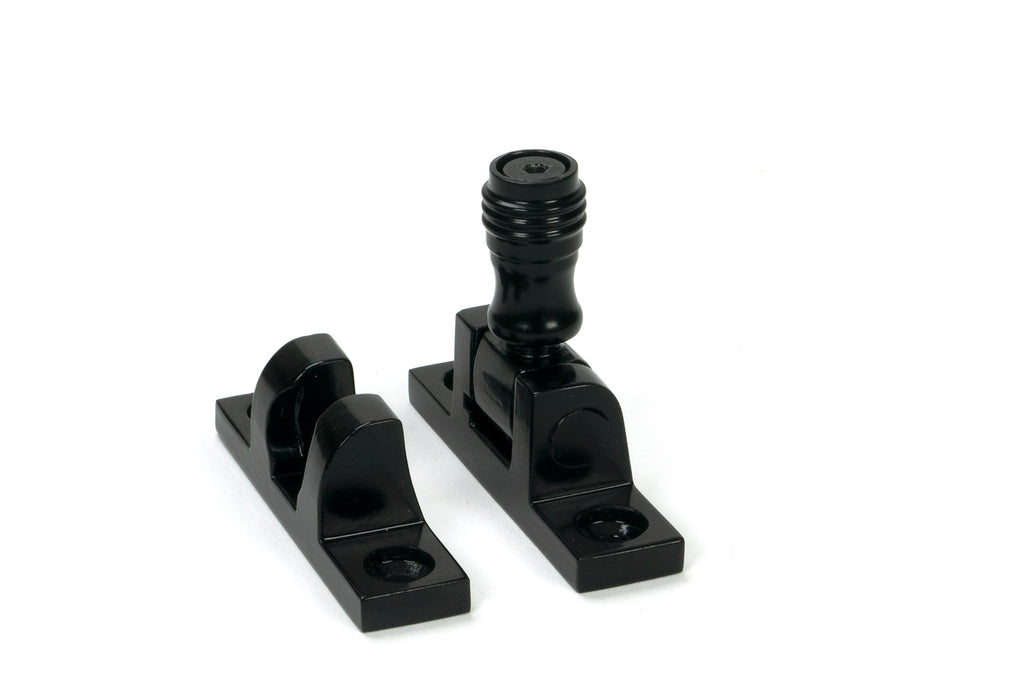 White background image of From The Anvil's Black Prestbury Brighton Fastener - Narrow (Square)