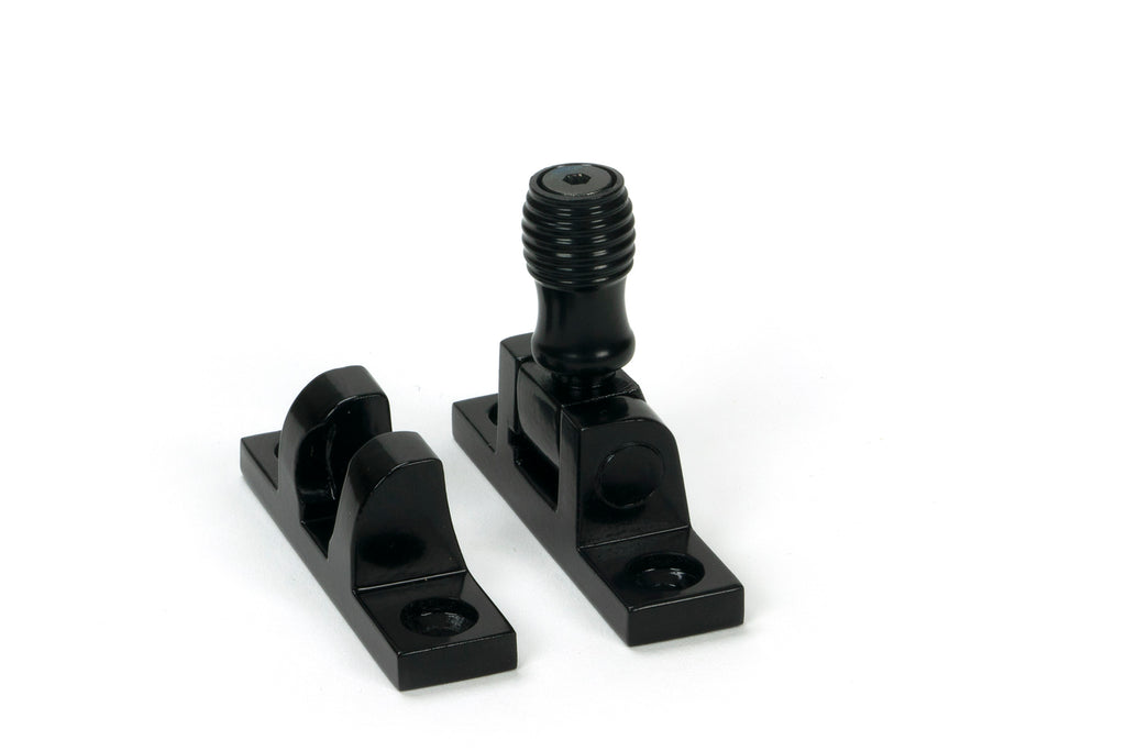 White background image of From The Anvil's Black Beehive Brighton Fastener - Narrow (Square)