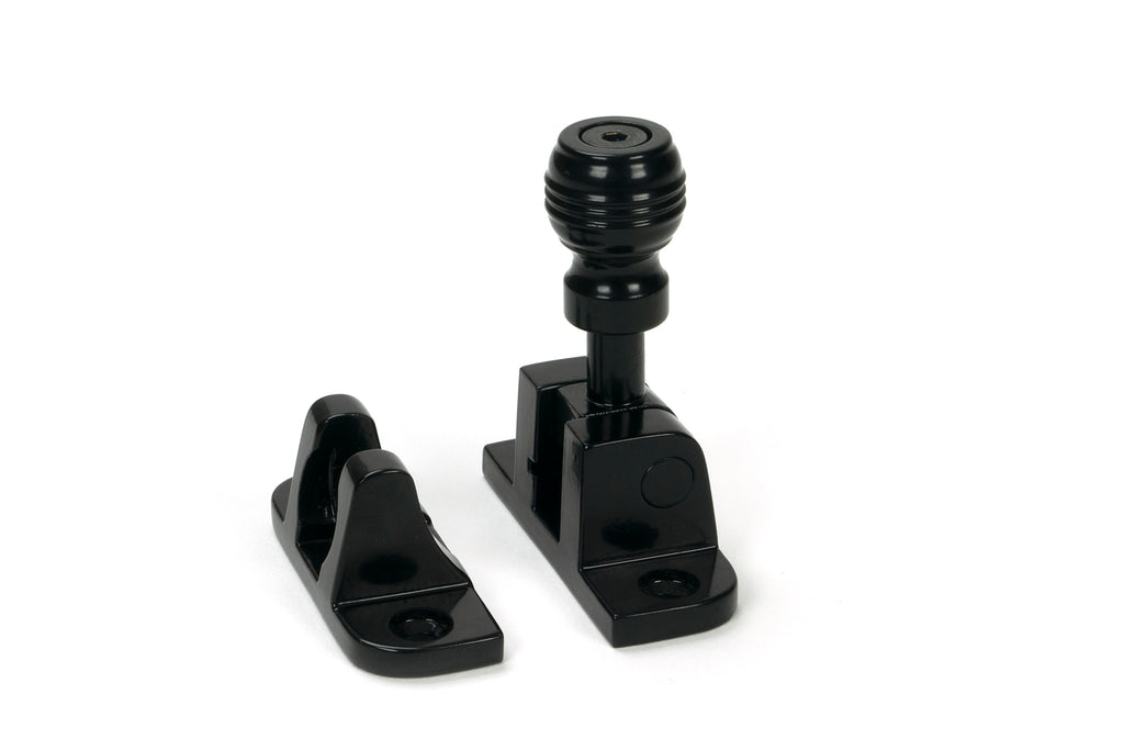 White background image of From The Anvil's Black Prestbury Brighton Fastener (Radiused)