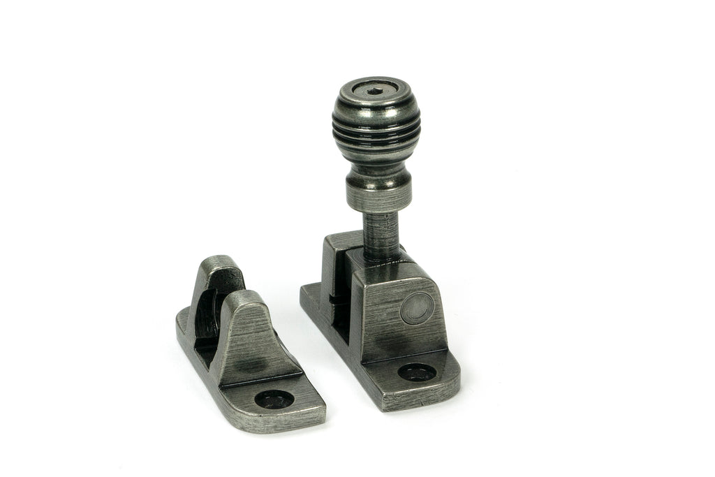 White background image of From The Anvil's Pewter Prestbury Brighton Fastener (Radiused)