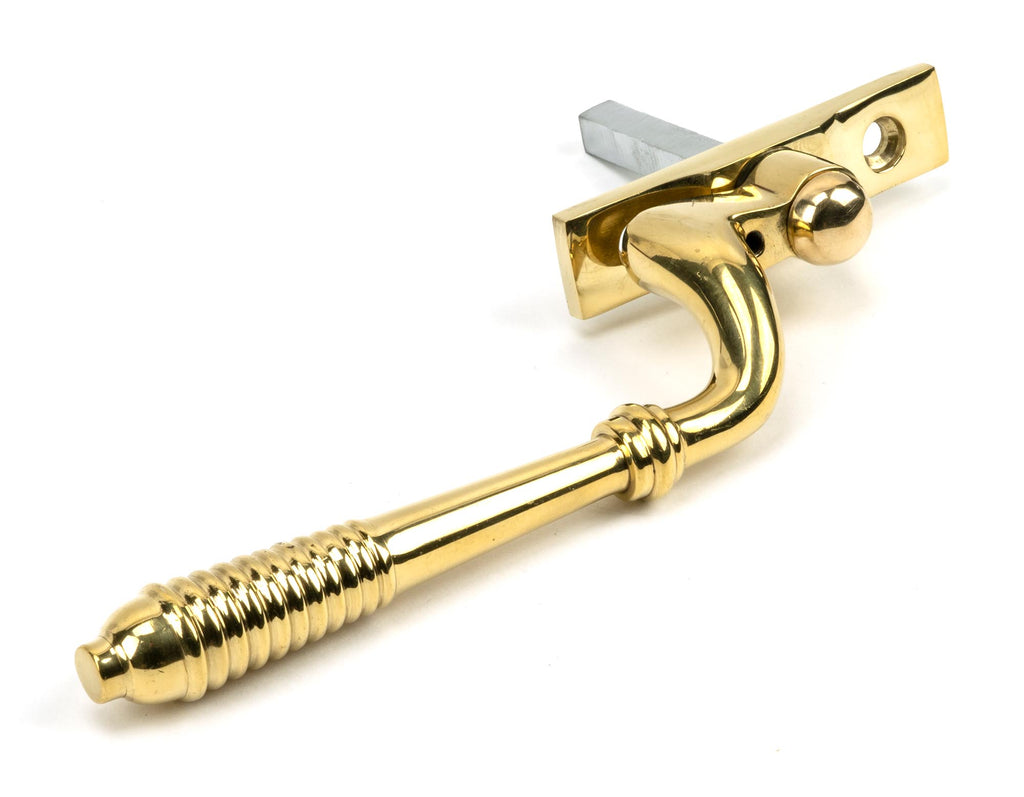 White background image of From The Anvil's Polished Brass Reeded Espag | From The Anvil