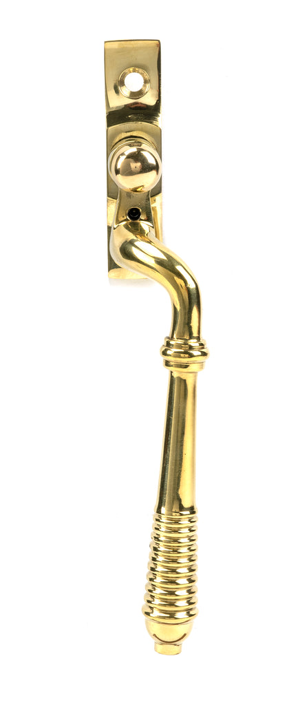 White background image of From The Anvil's Polished Brass Reeded Espag | From The Anvil