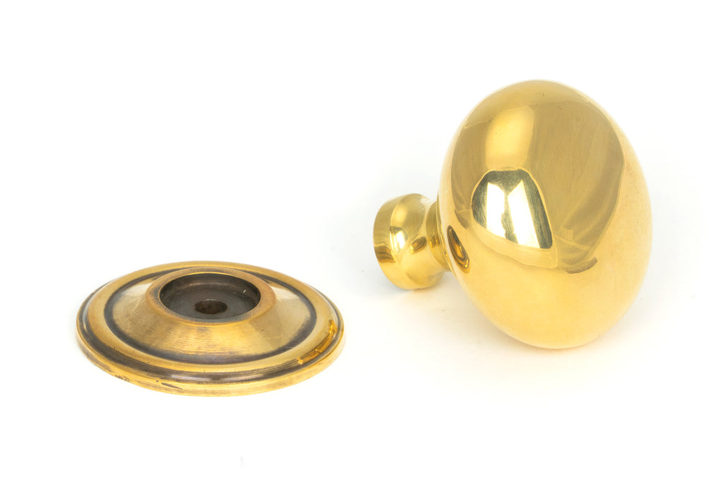 White background image of From The Anvil's Aged Brass Mushroom Cabinet Knob | From The Anvil