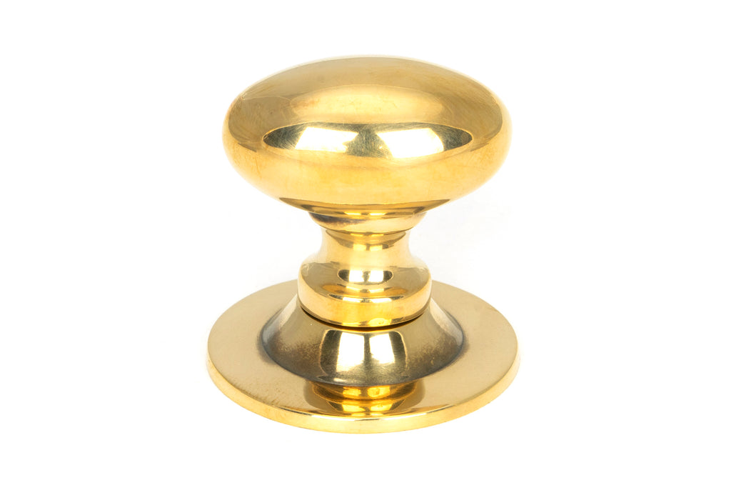 White background image of From The Anvil's Aged Brass Oval Cabinet Knob | From The Anvil