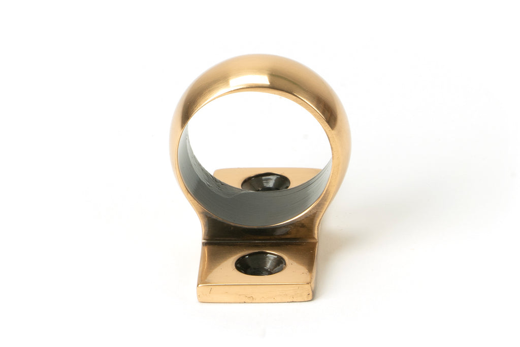 White background image of From The Anvil's Polished Bronze Sash Eye Lift | From The Anvil