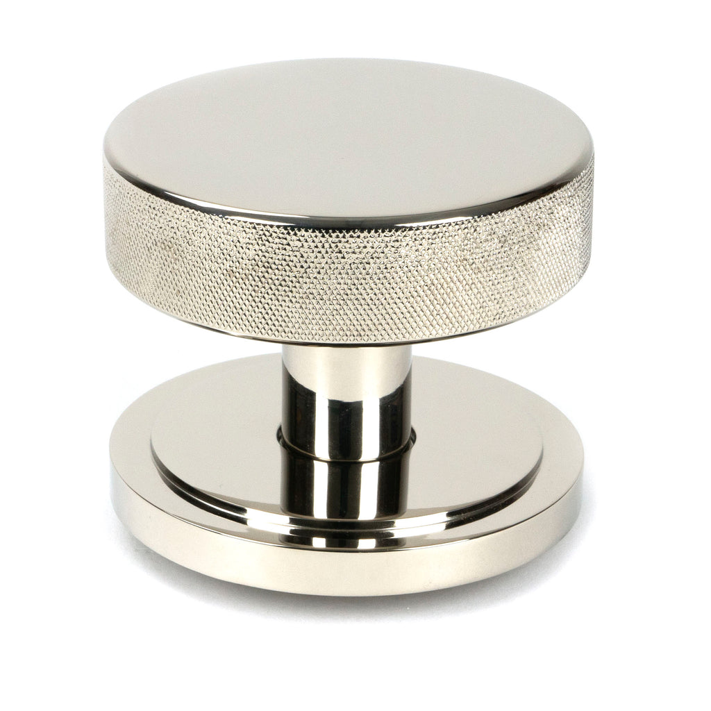 From The Anvil's Polished Nickel Brompton Centre Door Knob