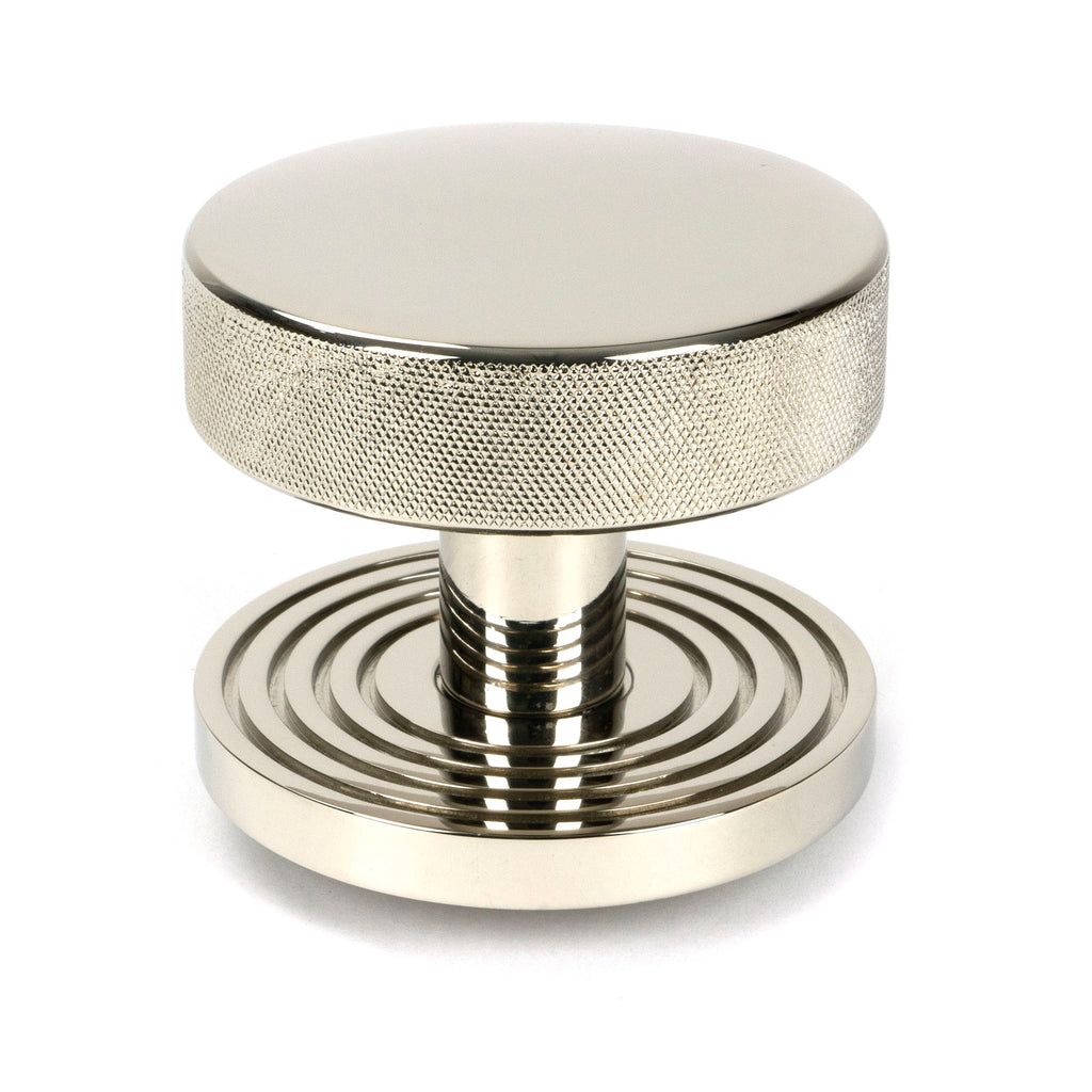 From The Anvil's Polished Nickel Brompton Centre Door Knob