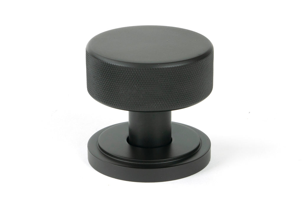 White background image of From The Anvil's Aged Bronze Brompton Mortice/Rim Knob Set | From The Anvil