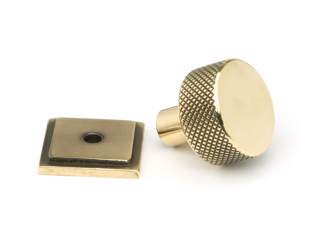 White background image of From The Anvil's Aged Brass 25mm Brompton Cabinet Knob | From The Anvil