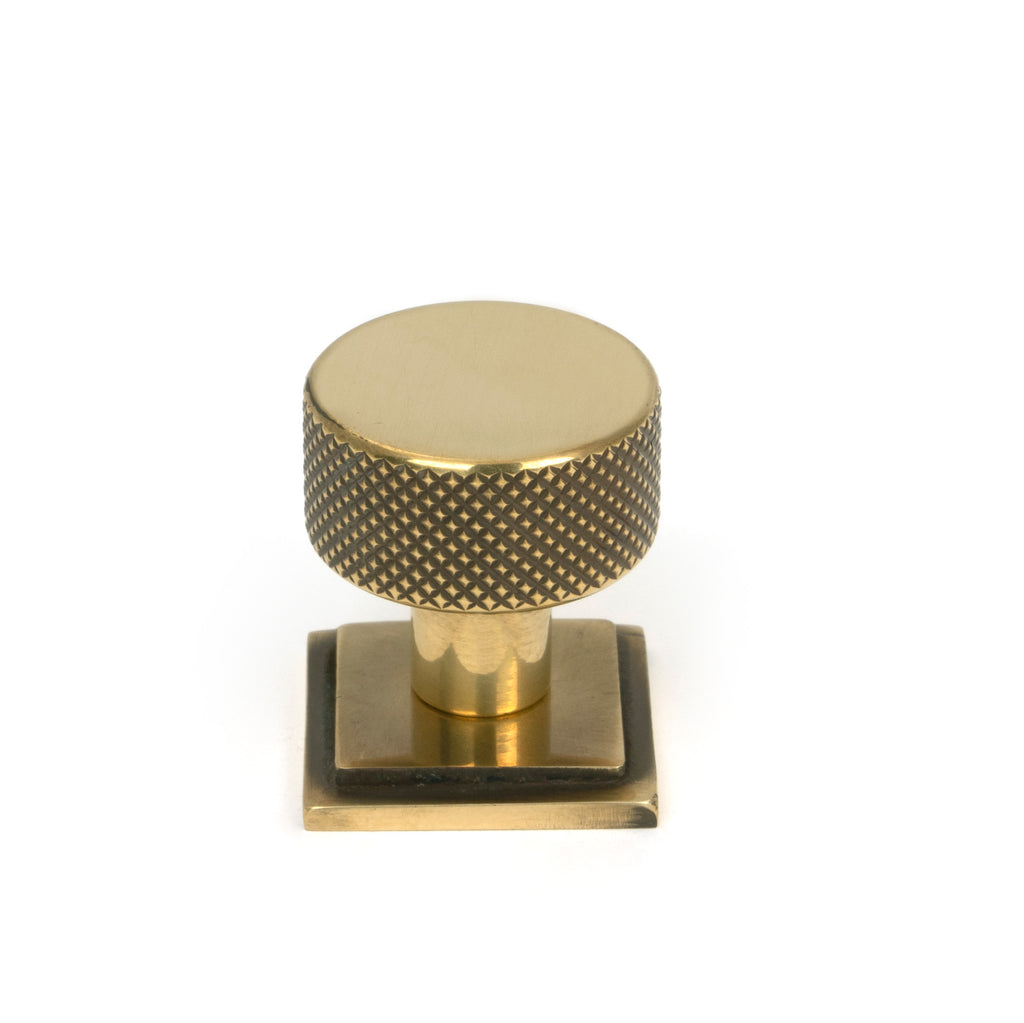 White background image of From The Anvil's Aged Brass 25mm Brompton Cabinet Knob | From The Anvil