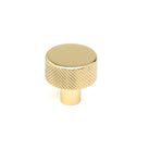 From The Anvil's Polished Brass 25mm Brompton Cabinet Knob