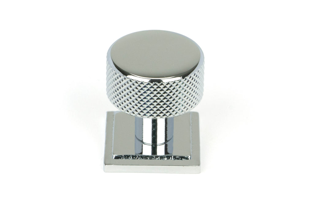 White background image of From The Anvil's Polished Chrome 25mm Brompton Cabinet Knob | From The Anvil