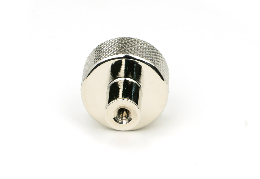 White background image of From The Anvil's Polished Nickel 25mm Brompton Cabinet Knob | From The Anvil