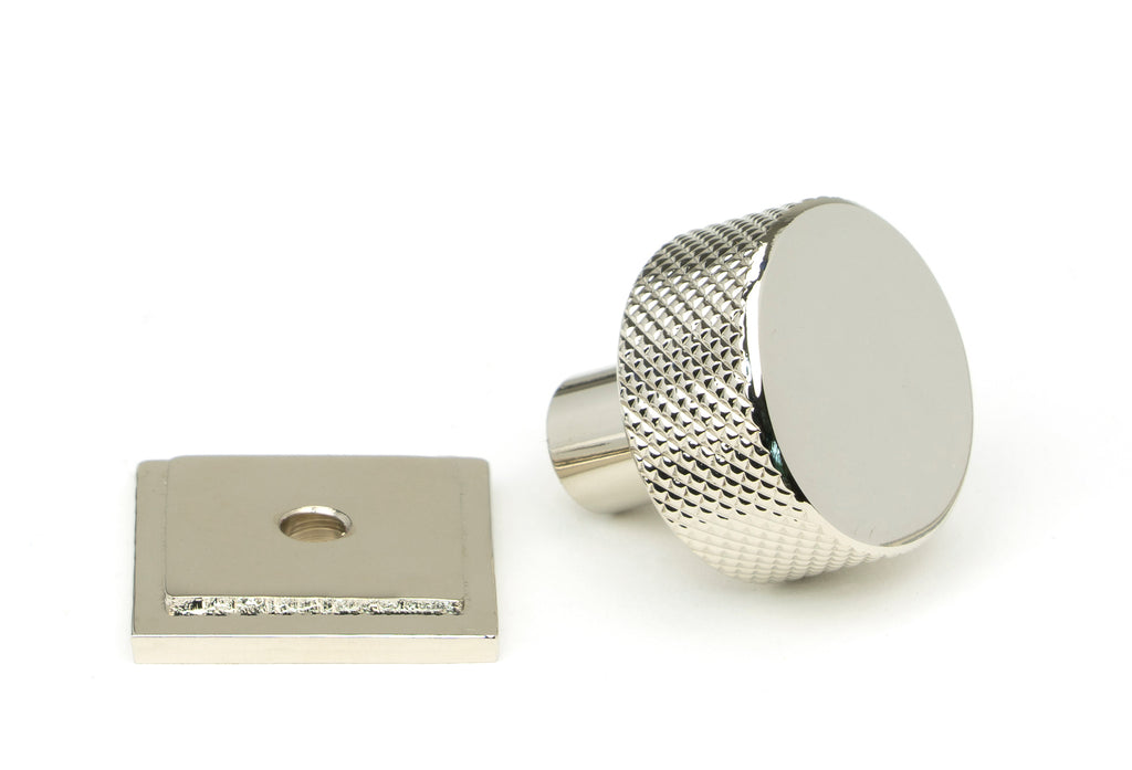 White background image of From The Anvil's Polished Nickel 25mm Brompton Cabinet Knob | From The Anvil