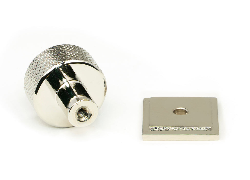 White background image of From The Anvil's Polished Nickel 25mm Brompton Cabinet Knob | From The Anvil