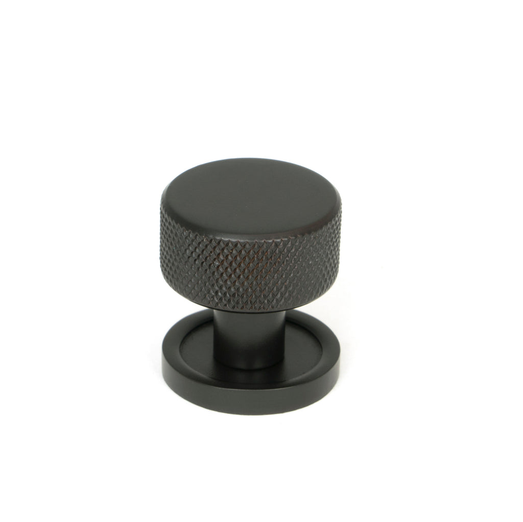 White background image of From The Anvil's Aged Bronze 25mm Brompton Cabinet Knob | From The Anvil