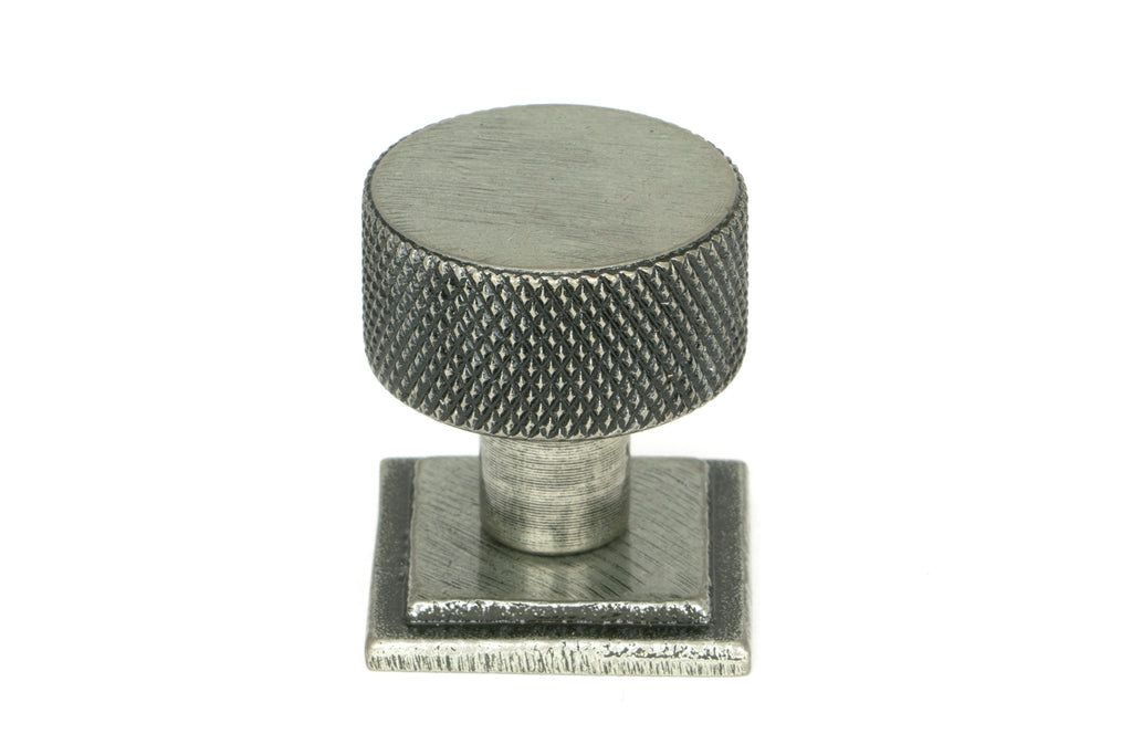 White background image of From The Anvil's Pewter Patina 25mm Brompton Cabinet Knob | From The Anvil