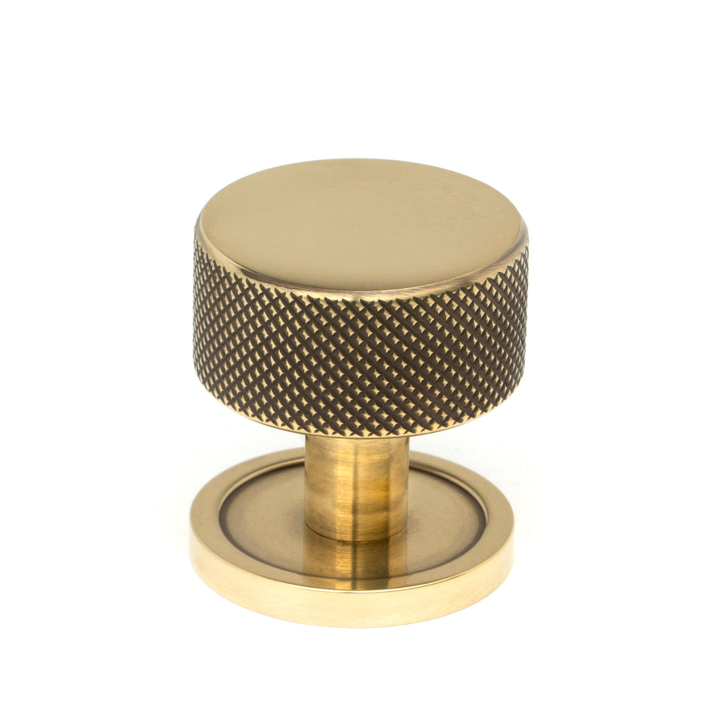 From The Anvil's Aged Brass 32mm Brompton Cabinet Knob