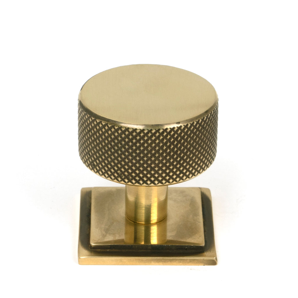 From The Anvil's Aged Brass 32mm Brompton Cabinet Knob