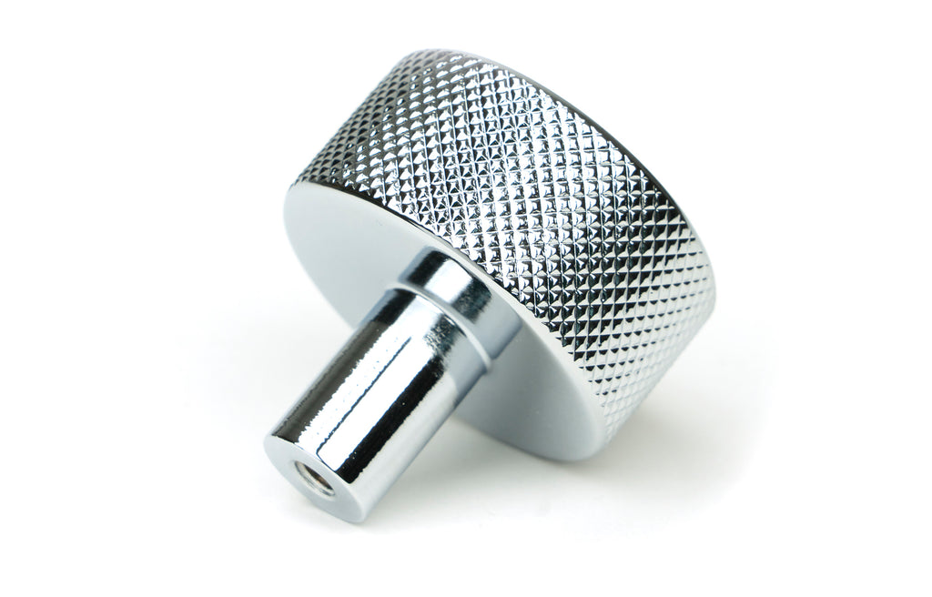 White background image of From The Anvil's Polished Chrome 32mm Brompton Cabinet Knob | From The Anvil