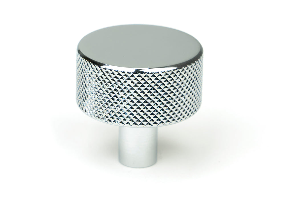 White background image of From The Anvil's Polished Chrome 32mm Brompton Cabinet Knob | From The Anvil