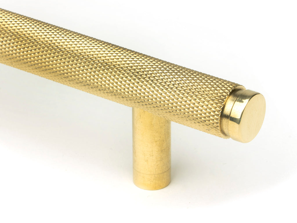 White background image of From The Anvil's Polished Brass Full Brompton Pull Handle | From The Anvil