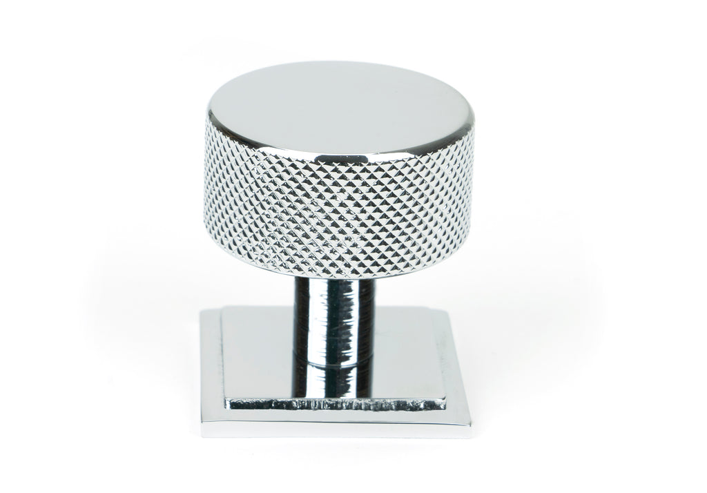 White background image of From The Anvil's Polished Chrome 32mm Brompton Cabinet Knob | From The Anvil