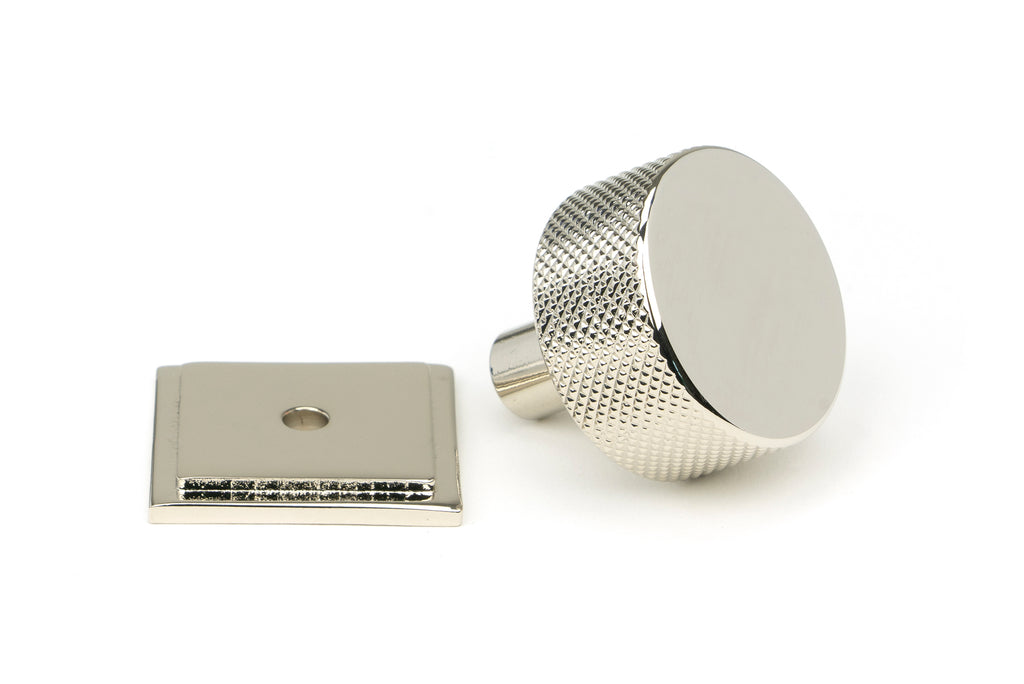 White background image of From The Anvil's Polished Nickel 32mm Brompton Cabinet Knob | From The Anvil