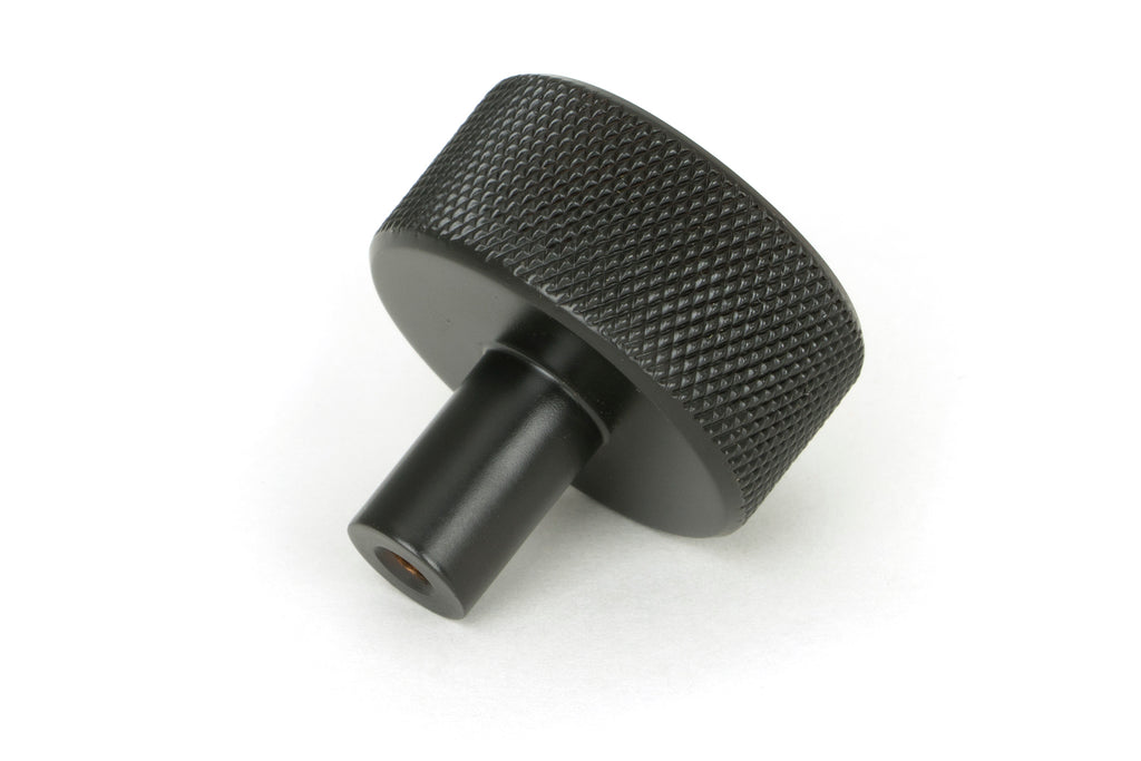 White background image of From The Anvil's Aged Bronze 32mm Brompton Cabinet Knob | From The Anvil