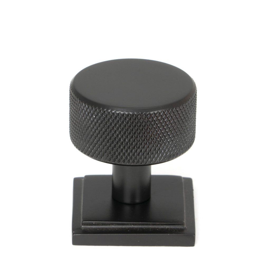 White background image of From The Anvil's Aged Bronze 32mm Brompton Cabinet Knob | From The Anvil