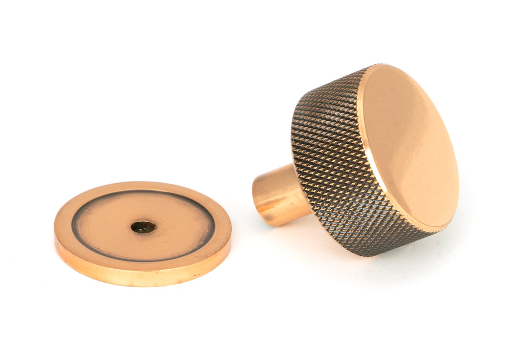 White background image of From The Anvil's Polished Bronze 32mm Brompton Cabinet Knob | From The Anvil