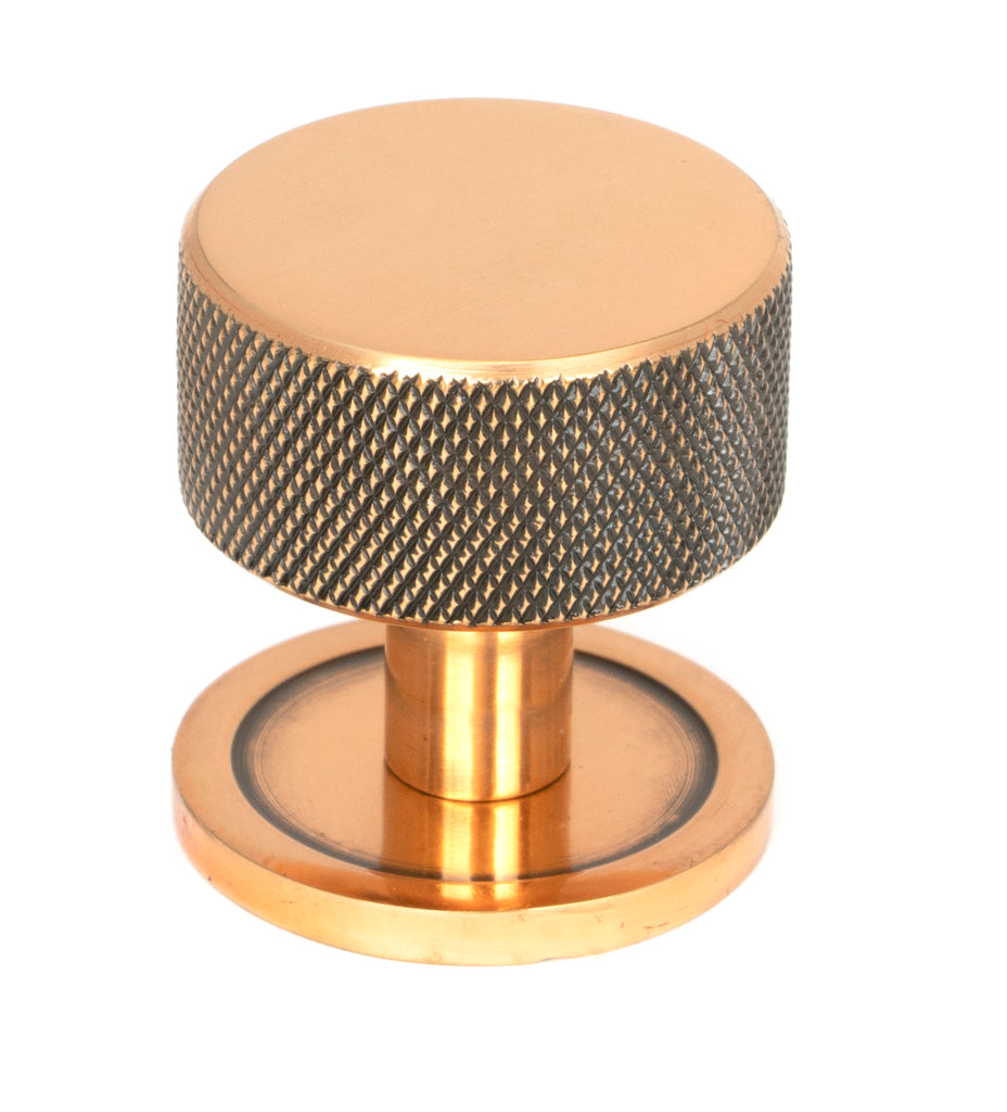 White background image of From The Anvil's Polished Bronze 32mm Brompton Cabinet Knob | From The Anvil