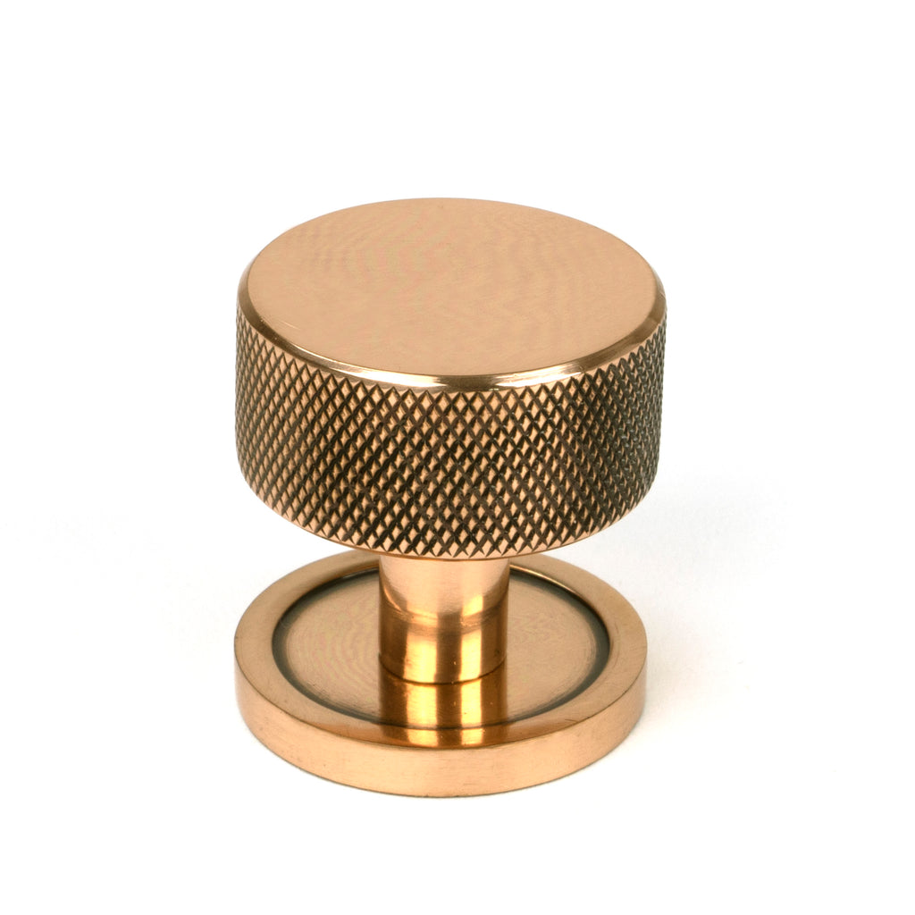 White background image of From The Anvil's Polished Bronze 32mm Brompton Cabinet Knob | From The Anvil