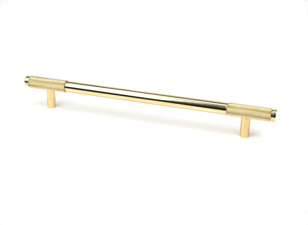 White background image of From The Anvil's Polished Brass Half Brompton Pull Handle | From The Anvil