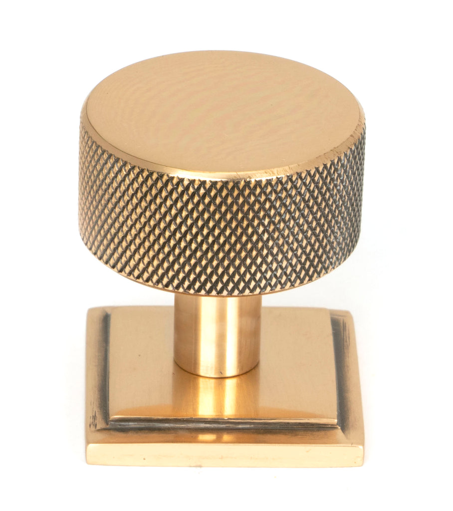 White background image of From The Anvil's Polished Bronze 32mm Brompton Cabinet Knob | From The Anvil