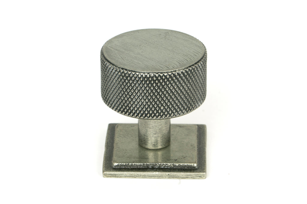 White background image of From The Anvil's Pewter Patina 32mm Brompton Cabinet Knob | From The Anvil