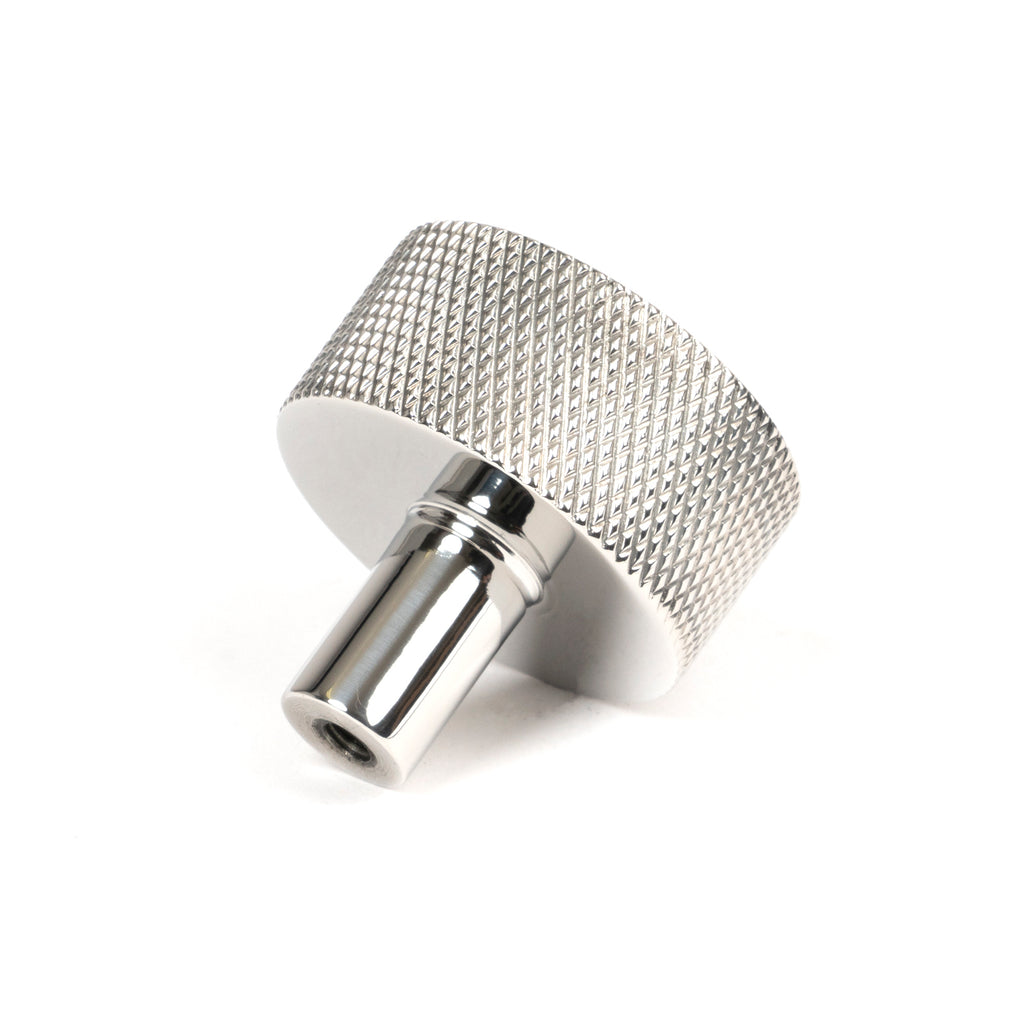 White background image of From The Anvil's Polished Stainless Steel 32mm Brompton Cabinet Knob | From The Anvil