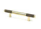 From The Anvil's Aged Brass Half Brompton Pull Handle