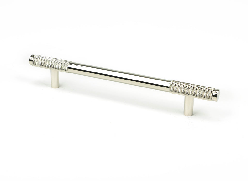 White background image of From The Anvil's Polished Nickel Half Brompton Pull Handle | From The Anvil