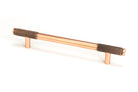 From The Anvil's Polished Bronze Half Brompton Pull Handle