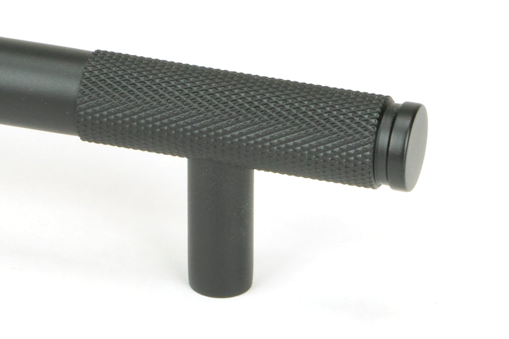 White background image of From The Anvil's Matt Black Half Brompton Pull Handle | From The Anvil